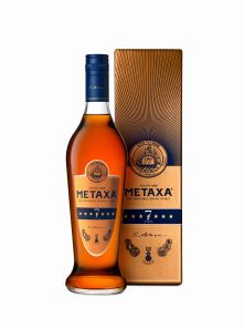Metaxa 5*, 0,7l + 2x sklenice