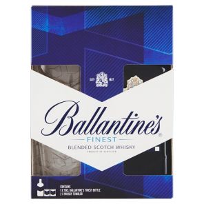 Ballantine's Finest Blended Scotch Whisky 70cl + 2 skleničky