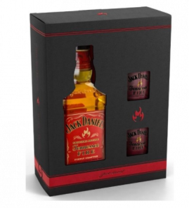 JACK DANIELS Fire+2sklo 0,7L