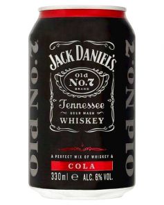 Jack Daniel`s + cola 0.33l ple
