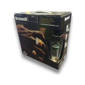 Bernard 12° + sklo, multipack 6x0,5l