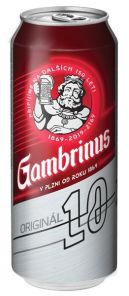 GAMBRINUS Original plech 0.5l 10°