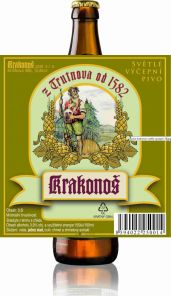 KRAKONOŠ výčep.světlé 10° 0,5L sklo